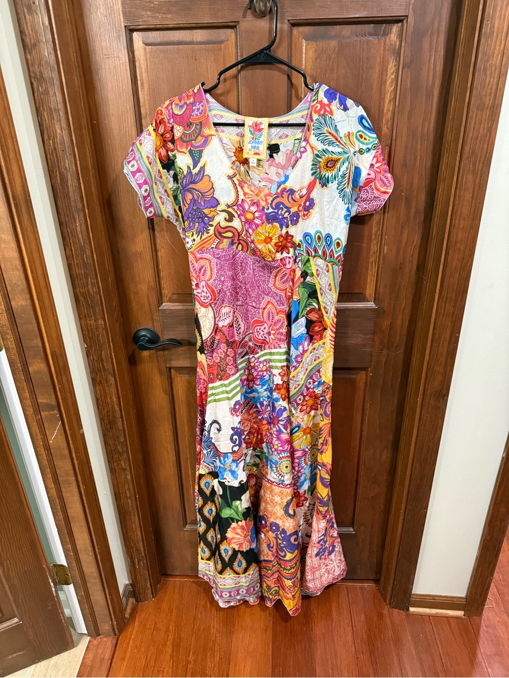 Johnny Was Patchwork Maxi Dress - Magnolia Mae Size M